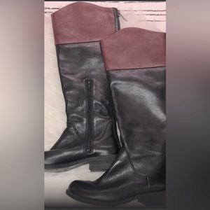 Bcbgeneration Malino Black Burgundy Boots